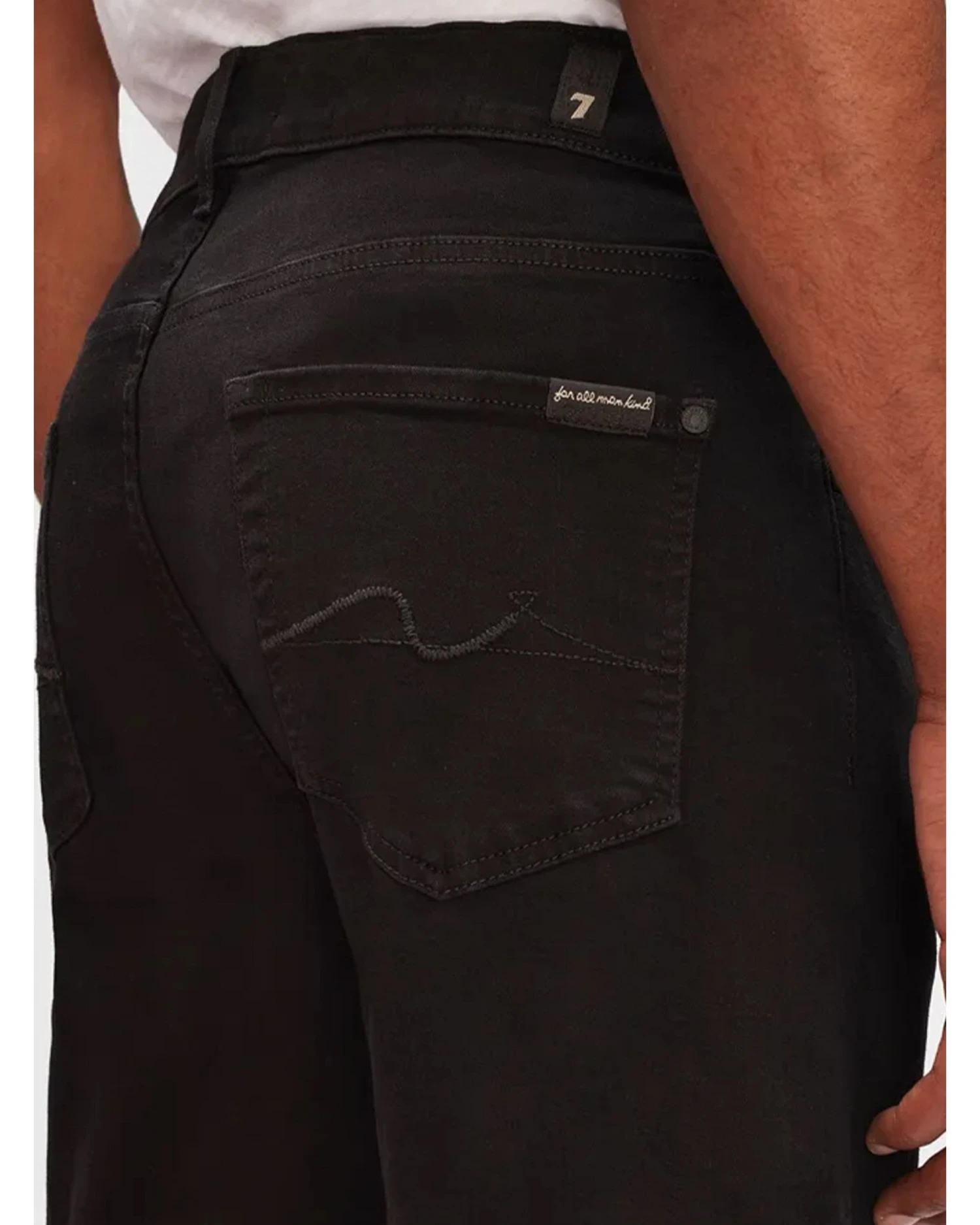 7 For All Mankind Men Slimmy Tapered Luxe Performance Plus Black 2 7 For All Mankind Men Slimmy Tapered Luxe Performance Plus Black - Image 2