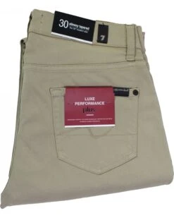 7 For All Mankind Mens Slimmy Luxe Performance Chino Jean Beige