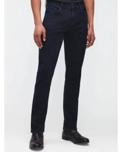 7 For All Mankind Mens Slimmy Tapered Luxe Performance Eco Jeans Blue Black