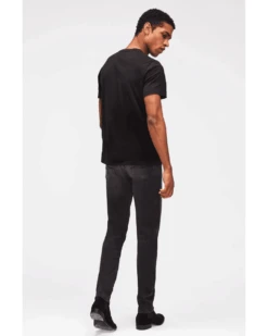 7 For All Mankind Mens Slimmy Tapered Luxe Performance Plus Jeans Washed Black -Boss Store 7 for all mankind mens slimmy tapered luxe performance plus jeans washed black p43625 272183 image