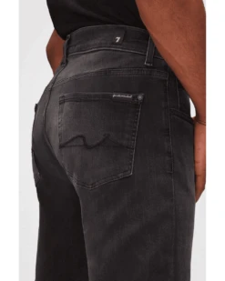 7 For All Mankind Mens Slimmy Tapered Luxe Performance Plus Jeans Washed Black -Boss Store 7 for all mankind mens slimmy tapered luxe performance plus jeans washed black p43625 272189 image