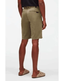 7 For All Mankind Mens Slimmy Weightless Green Chino Shorts -Boss Store 7 for all mankind mens slimmy weightless green chino shorts p40645 233504 image