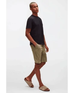 7 For All Mankind Mens Slimmy Weightless Green Chino Shorts -Boss Store 7 for all mankind mens slimmy weightless green chino shorts p40645 233514 image