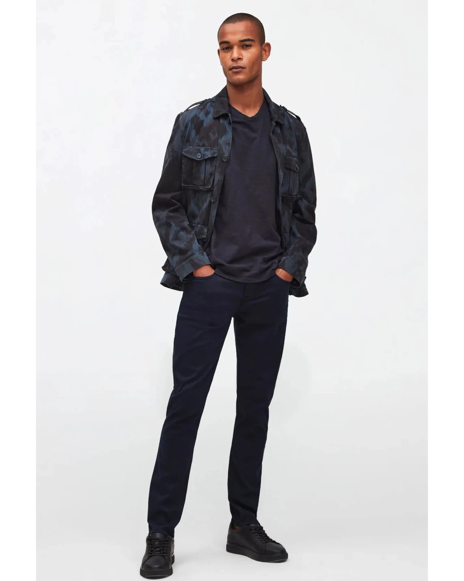 7 For All Mankind Slimmy Luxe Performance Plus Chino Jean Navy 3 7 For All Mankind Slimmy Luxe Performance Plus Chino Jean Navy - Image 3