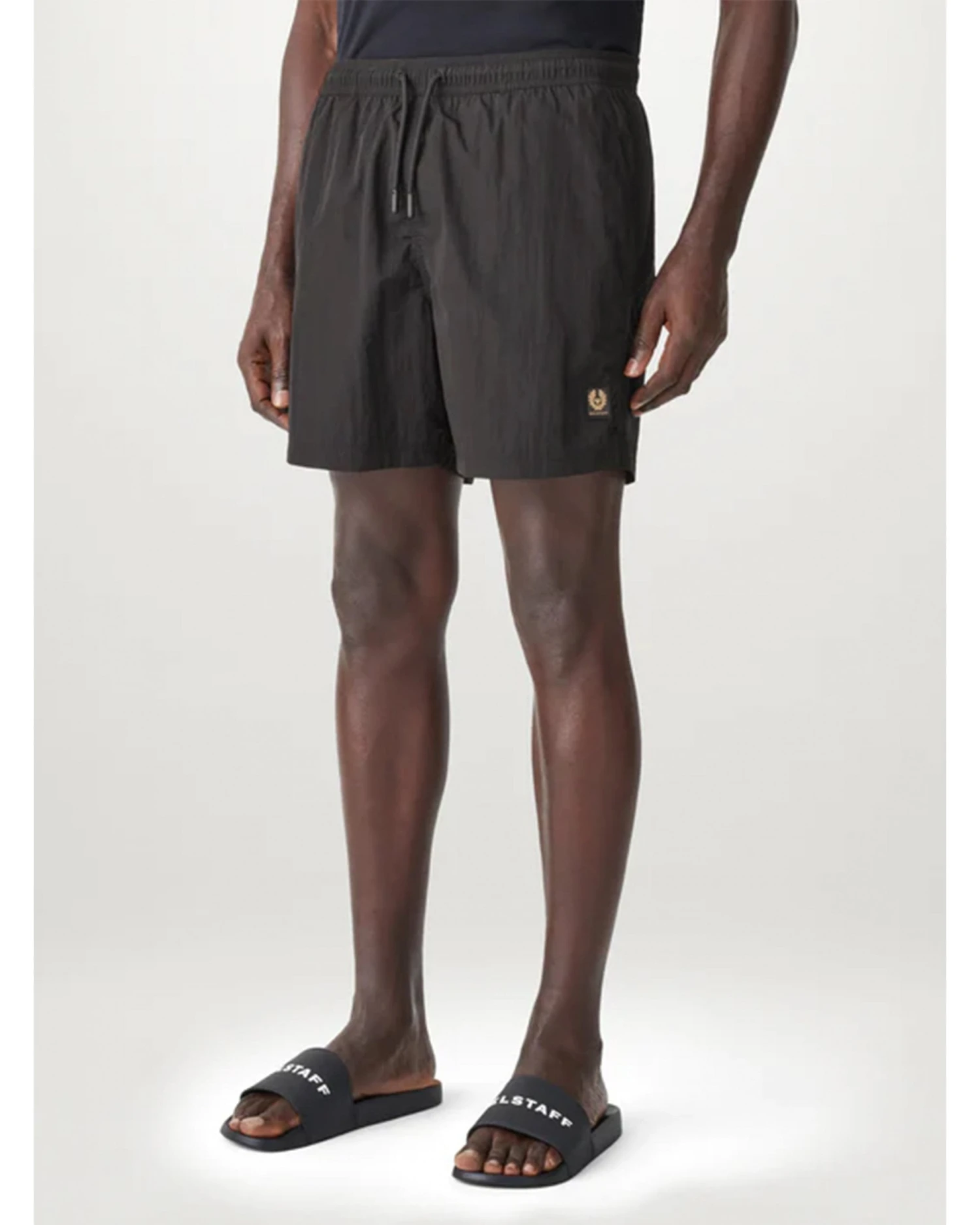 Belstaff Mens Clipper Swimshorts Black 2 Belstaff Mens Clipper Swimshorts Black - Image 2