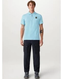 New Arrival -Boss Store belstaff mens patch polo shirt skyline blue p44763 283056 zoom