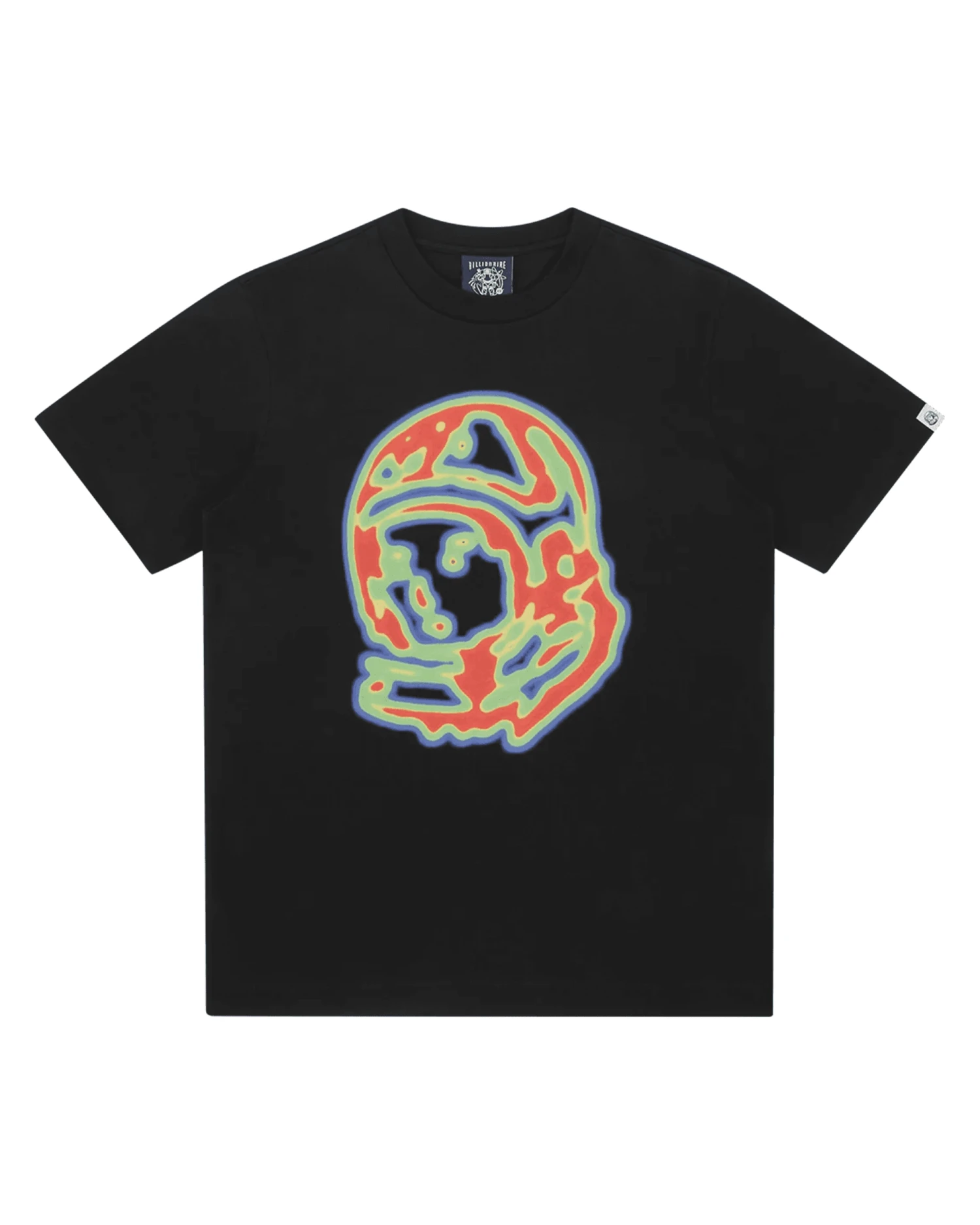 Billionaire Boys Club Mens Heat Map Helmet T Shirt Black 1 Billionaire Boys Club Mens Heat Map Helmet T Shirt Black