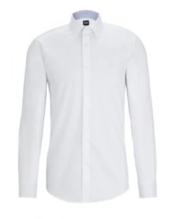 BOSS Mens Hank Shirt White