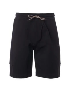 BOSS Mens Headlo Black Logo Tape Sweat Shorts