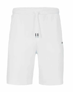 BOSS Mens Headlo Sweat Shorts White