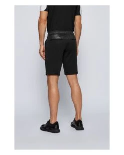 BOSS Mens Liem Black Slim Fit Sweat Shorts 8 BOSS Mens Liem Black Slim Fit Sweat Shorts -Boss Store boss mens liem black slim fit sweat shorts p39000 203670 image