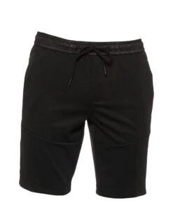 BOSS Mens Liem Black Slim Fit Sweat Shorts