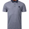 BOSS Mens Oxford Polo Shirt Dark Blue