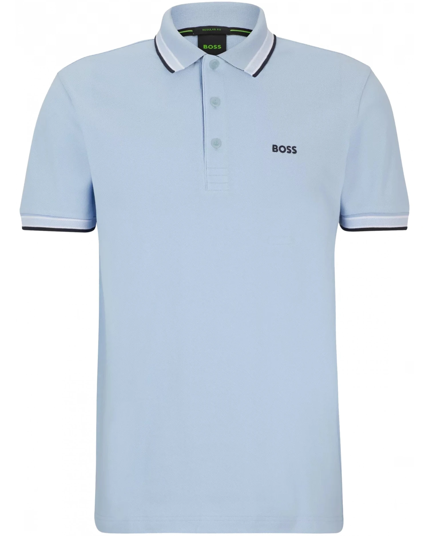 BOSS Mens Paddy Polo Shirt Light Pastel Blue 1 BOSS Mens Paddy Polo Shirt Light Pastel Blue