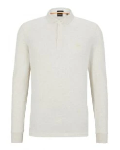BOSS Mens Passerby Polo Shirt Beige