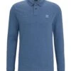 BOSS Mens Passerby Polo Shirt Open Blue