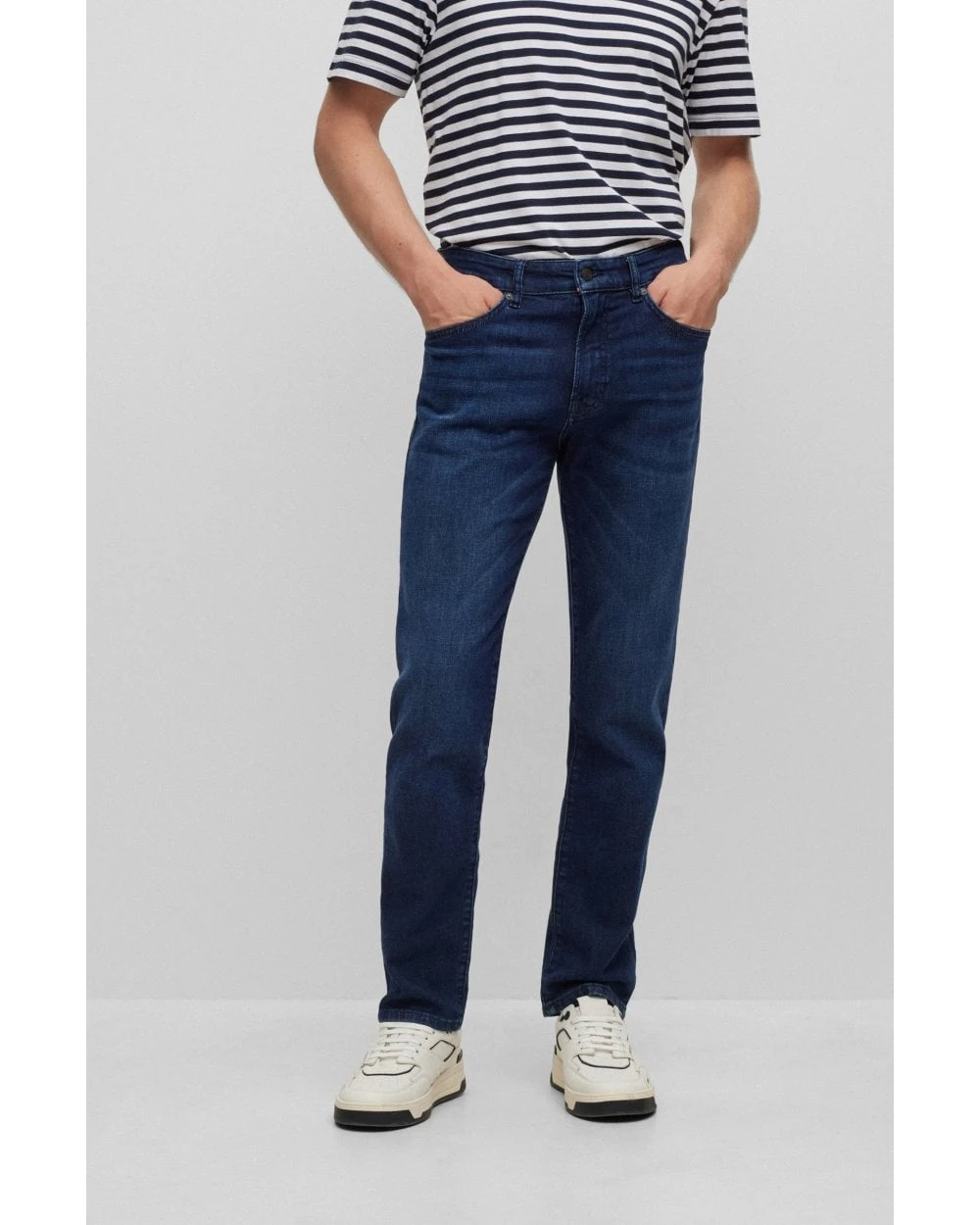 BOSS Mens Re Maine Comfort Stretch Jeans Dark Whisker 2 BOSS Mens Re Maine Comfort Stretch Jeans Dark Whisker - Image 2