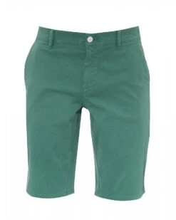BOSS Mens Schino Slim Green Chino Shorts