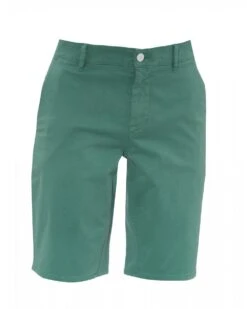 BOSS Mens Schino Slim Green Chino Shorts -Boss Store boss mens schino slim green chino shorts p42548 246756 image