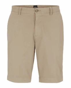 BOSS Mens Slice Shorts Open Beige
