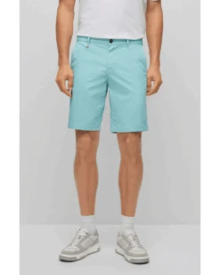 BOSS Mens Slim Fit Chino Shorts Open Blue 8 BOSS Mens Slim Fit Chino Shorts Open Blue -Boss Store boss mens slim fit chino shorts open blue p42940 267701 image