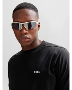 BOSS Mens Tee T Shirt Black -Boss Store boss mens tee t shirt black p44453 279691 zoom