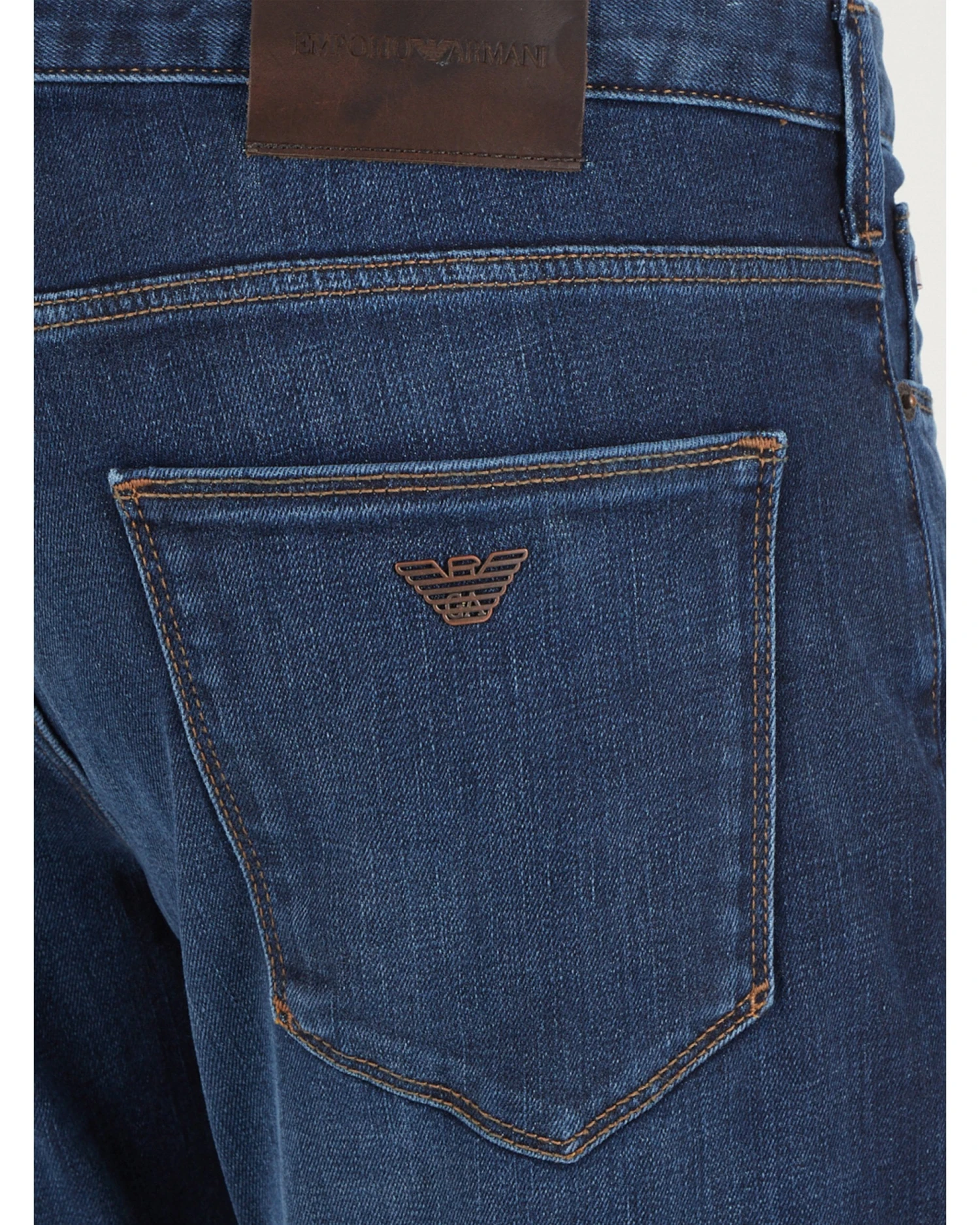 Emporio Armani Mens J06 Silver Eagle Slim Fit Jean Dark Whisker 4 Emporio Armani Mens J06 Silver Eagle Slim Fit Jean Dark Whisker - Image 4