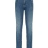 Emporio Armani Mens J06 Slim Fit Twill Comfort Denim Jeans, Light Blue Denim