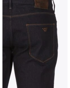 Emporio Armani Emporio Armani Mens J06 Washed Slim Fit Bronze Rinse Jeans Dark Navy -Boss Store emporio armani mens j06 washed slim fit bronze rinse jeans dark navy p44579 283503 zoom