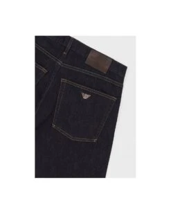 Emporio Armani Mens J45 Regular Fit Jeans Dark Blue Wash Denim 9 Emporio Armani Mens J45 Regular Fit Jeans Dark Blue Wash Denim -Boss Store emporio armani mens j45 regular fit jeans dark blue wash denim p44298 274047 image