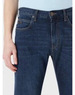 Emporio Armani Mens J45 Regular Fit Mid Whisker Jeans Dark Blue -Boss Store emporio armani mens j45 regular fit mid whisker jeans dark blue p44580 283547 zoom
