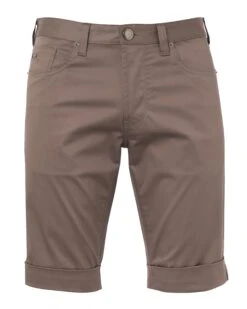 Emporio Armani Mens Lustrous Comfort Shorts Beige