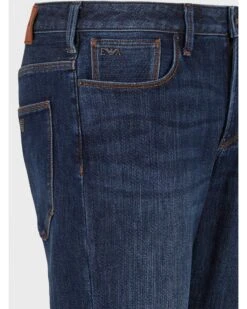 Emporio Armani Mens Power Stretch Slim Fit Jeans Dark Fade -Boss Store emporio armani mens power stretch slim fit jeans dark fade p44584 283689 zoom