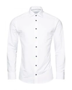 Eton Shirts Mens 4 Way Stretch Shirt White