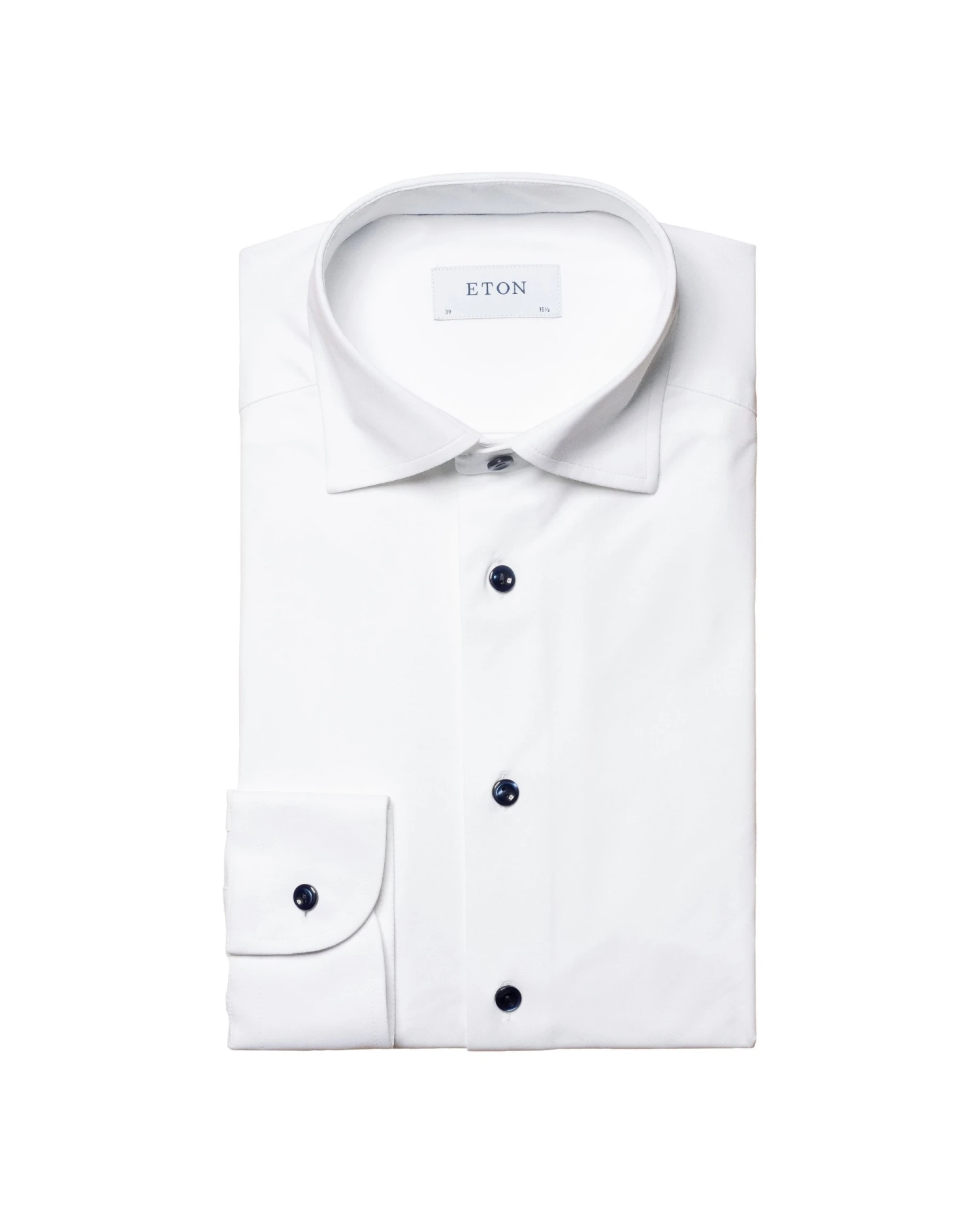 Eton Shirts Mens 4 Way Stretch Shirt White 2 Eton Shirts Mens 4 Way Stretch Shirt White - Image 2