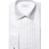 Eton Shirts Mens Front Pleat Dinner Shirt White