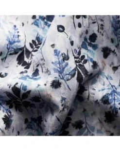 Eton Shirts Mens Light Blue/White Floral Print Shirt -Boss Store eton shirts mens light blue white floral print shirt p41198 231550 zoom