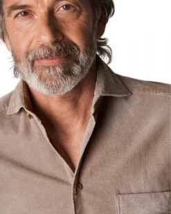 Eton Shirts Mens Light Brown Slim Fit Corduroy Shirt -Boss Store eton shirts mens light brown slim fit corduroy shirt p42179 251303 zoom