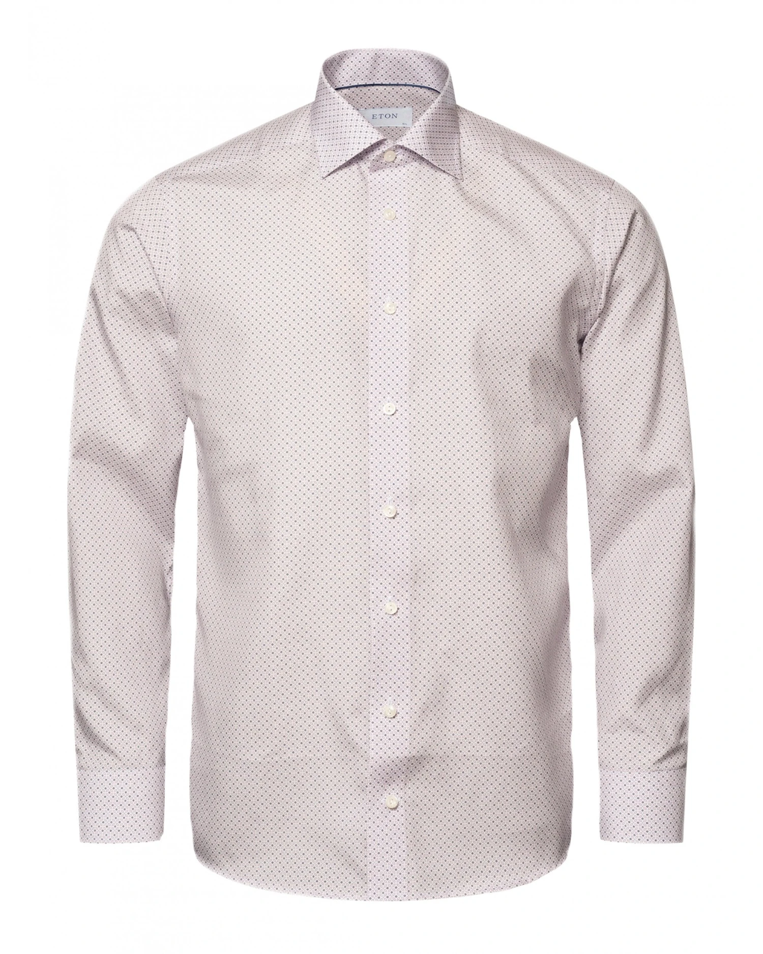 Eton Shirts Mens Micro Floral Pattern Shirt Pink 1 Eton Shirts Mens Micro Floral Pattern Shirt Pink