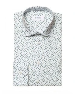 Eton Shirts Mens Micro Umbrella Print Shirt Multi -Boss Store eton shirts mens micro umbrella print shirt multi p44209 271170 zoom