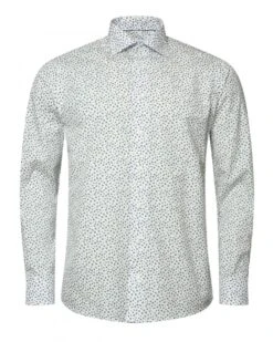 Eton Shirts Mens Micro Umbrella Print Shirt Multi