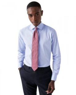 Eton Shirts Mens Paisley Twill Shirt Light Blue -Boss Store eton shirts mens paisley twill shirt light blue p43133 271104 zoom