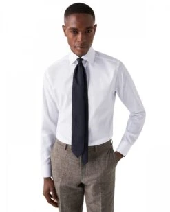 Eton Shirts Mens Paisley Twill Shirt White -Boss Store eton shirts mens paisley twill shirt white p43134 273407 zoom