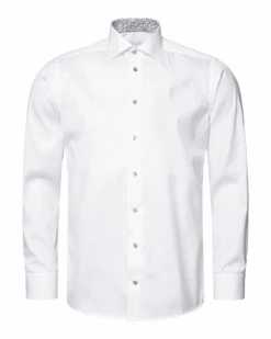 Eton Shirts Mens Signature Poplin Shirt White