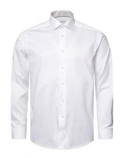 Eton Shirts Mens Signiture Twill Shirt White