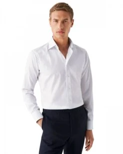 Eton Shirts Mens Signiture Twill Shirt White -Boss Store eton shirts mens signiture twill shirt white p44166 273520 zoom