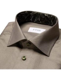 Eton Shirts Mens Textured Paisley Shirt Mid Green 5 Eton Shirts Mens Textured Paisley Shirt Mid Green -Boss Store eton shirts mens textured paisley shirt mid green p44334 281975 zoom