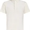 Etro Mens Contrast Print Collar Polo Shirt White