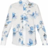 Etro Mens Tropical Flower Shirt Bianco