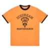 Icecream Mens IC Sharks Ringer T Shirt, Orange Tee